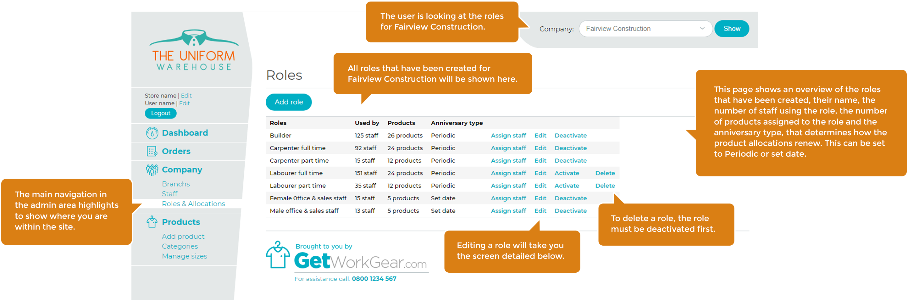 screenshot of Get WorkGear